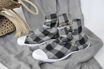 Buty trampki do kostek Fafala w kratkę 38