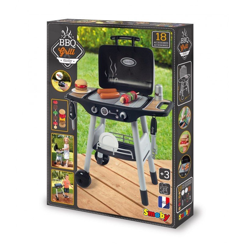 Smoby Grill Ogrodowy dla dzieci Barbecue 18 akcesoriów