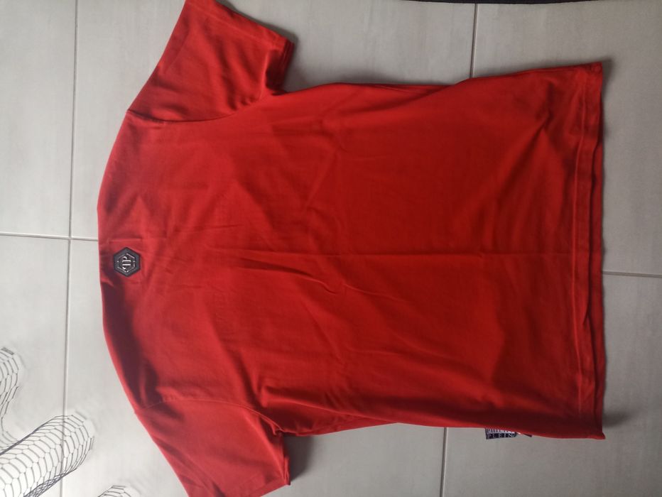 Koszulka czerwona Philipp Plein