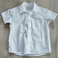 Biała koszula chłopięca z krótkim rękawem marki Max&Mia rozmiar 92