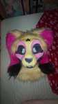Furry fursuit durry head dinomaska baza z druku 3d