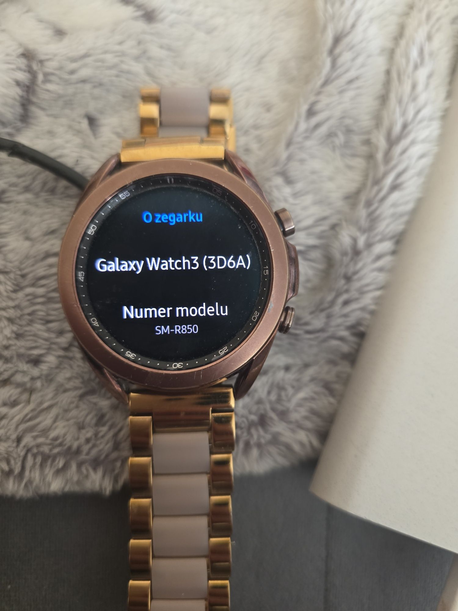 Smartwatch SAMSUNG Galaxy Watch 3 SM-R850 41mm Miedziany