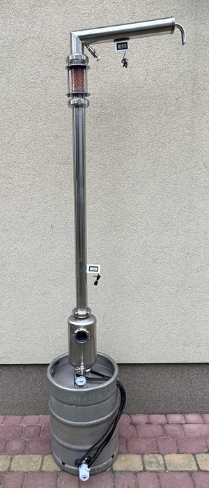 Destylator z Buforem wzmacniającym Aabratek abratek keg 50L wziernik