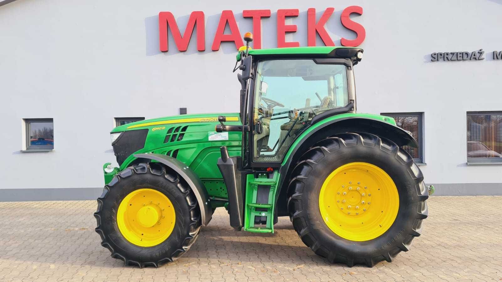 Traktor Ciągnik JOHN DEERE 6140R 2012r Klima Pneumatyka TUZ GPS