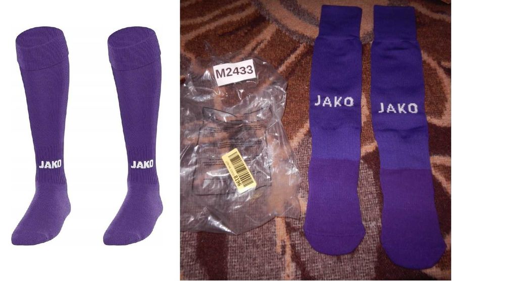 Wyprzedaż->M2433 Jako skarpetogetry piłkarskie dziecięce rozm. 27-30