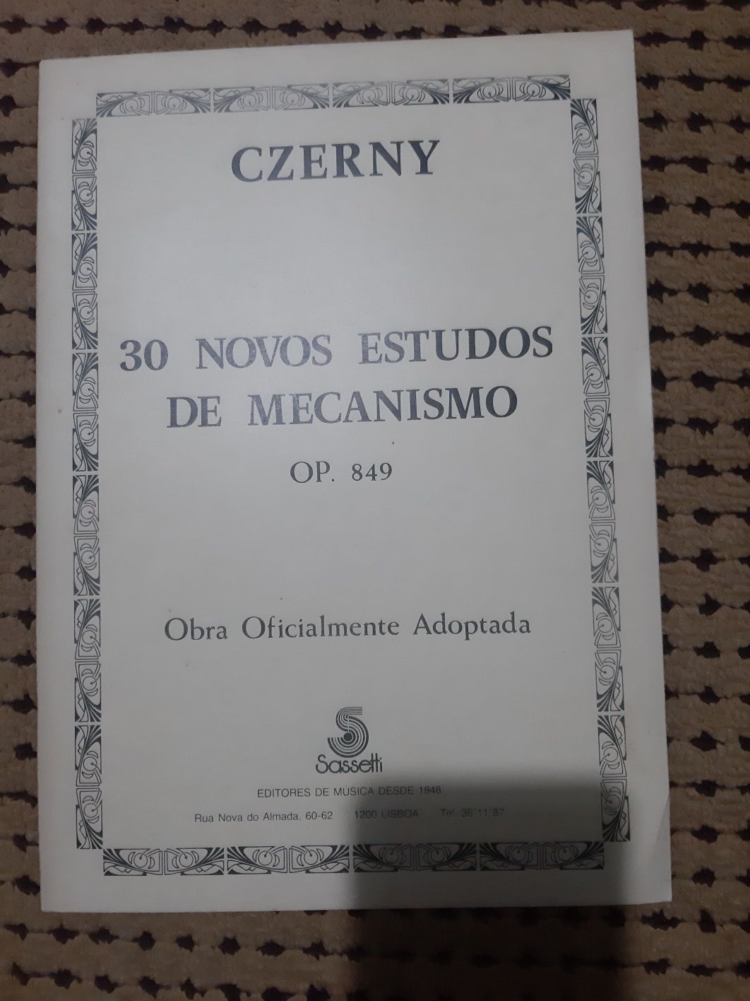 Czerny 30 novos estudos de mecanismo op.849 obra oficial