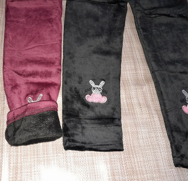 Ціна знижена!Гарні теплі лосини на хутрі  3-4 років