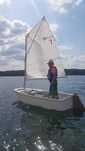 Żaglówka Optimist Admiral Boats kompletna !! Gotowa do pływania!!