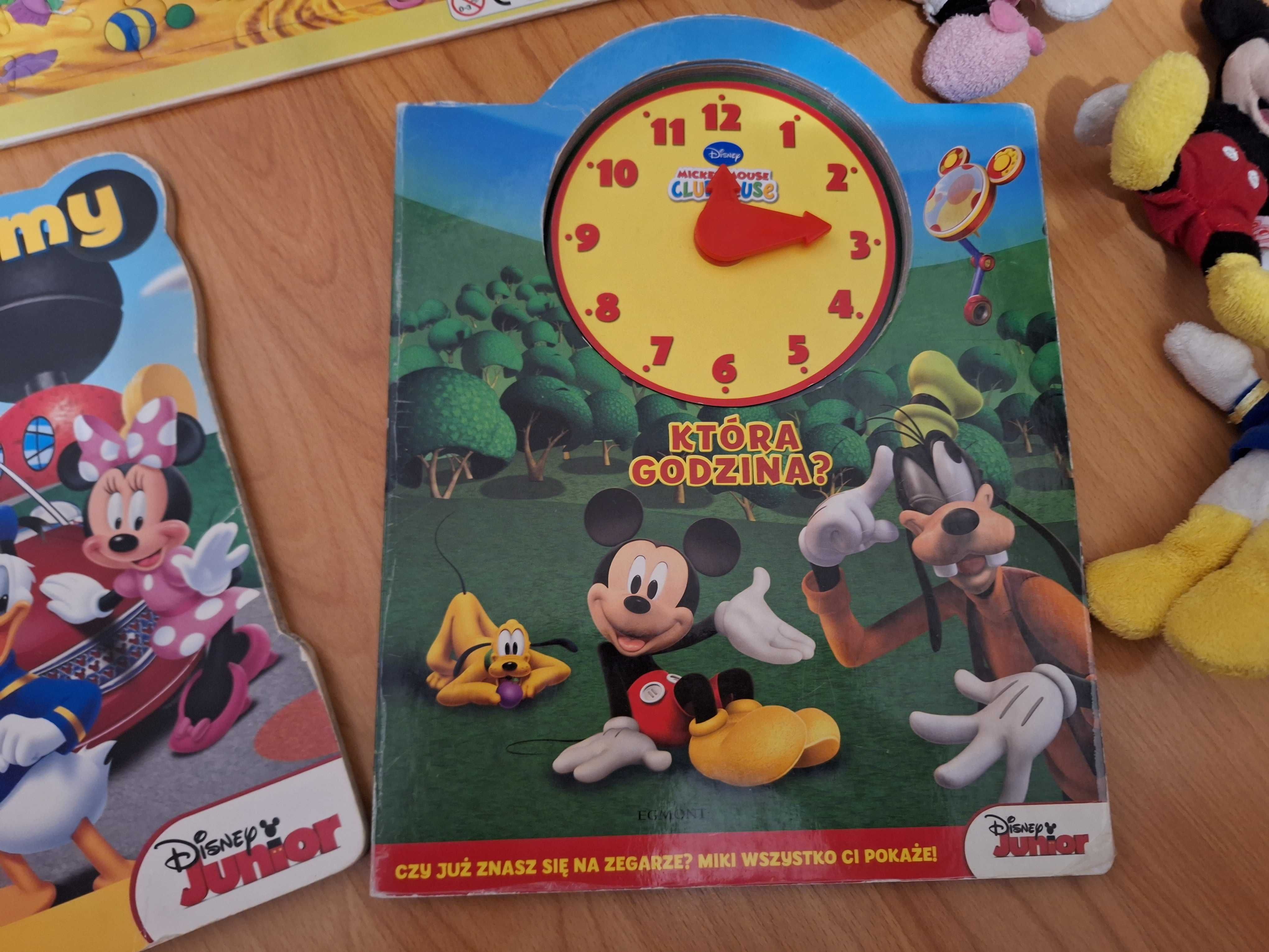 Klub Przyjaciol Myszki Miki zestaw Maskotki Puzzle Ksiazeczki