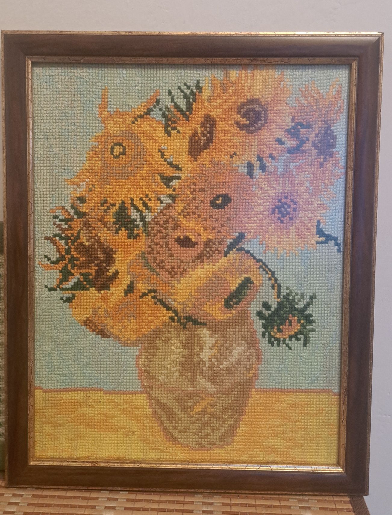 Van Gogh Słoneczniki obraz haft krzyżykowy