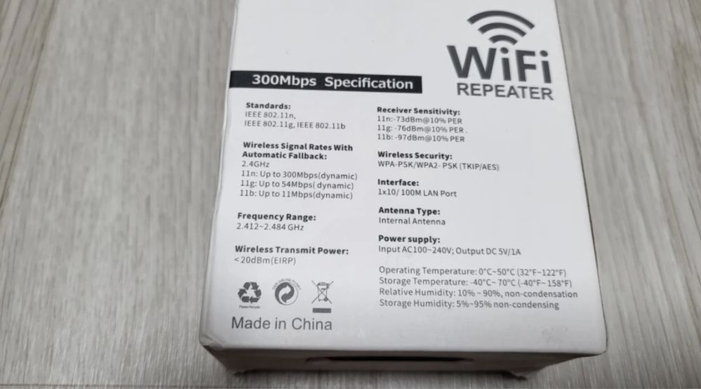 Repetidor, Router, AP WIFI Wireless 300Mbps amplificador de sinal