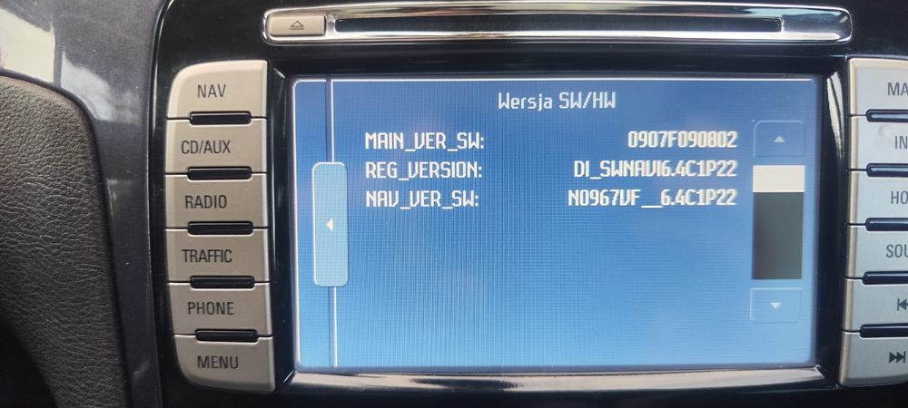 Blaupunkt NX z ford s max 2009