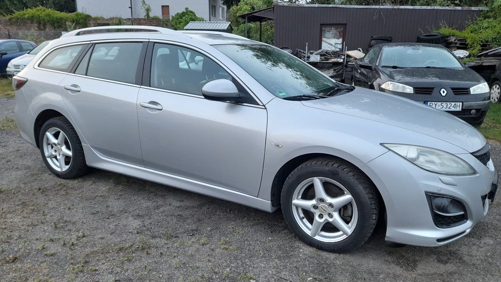 Mazda 6 mega wyposażona zarejestrowany 1 właściciel uszkodzony!czytaj