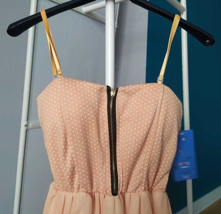 Nowa sukienka z metką pomarańczowa r. uniwersalny