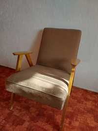 2 fotele tapicerowane PRL, model Ilona B,  Stan bdb