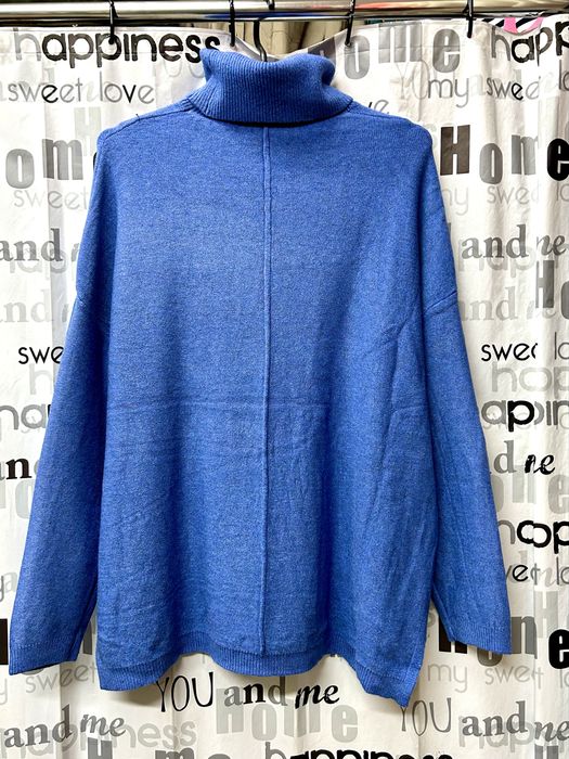 Свитер оверсайз, с горлом, свободный крой. 42-50 р.