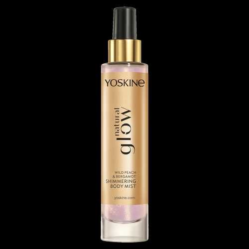 Yoskine Natural Glow rozświetlająca mgiełka do ciała brzoskwinia