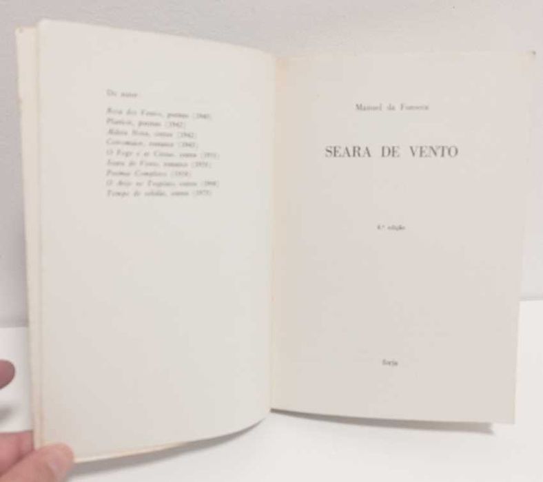 Seara de Vento, de Manuel da Fonseca