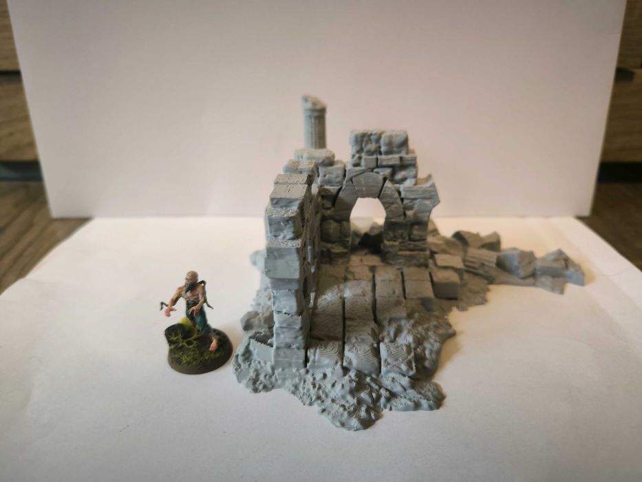 Małe ruiny 1 RPG Diorama Makieta (Zaginione Miasto)