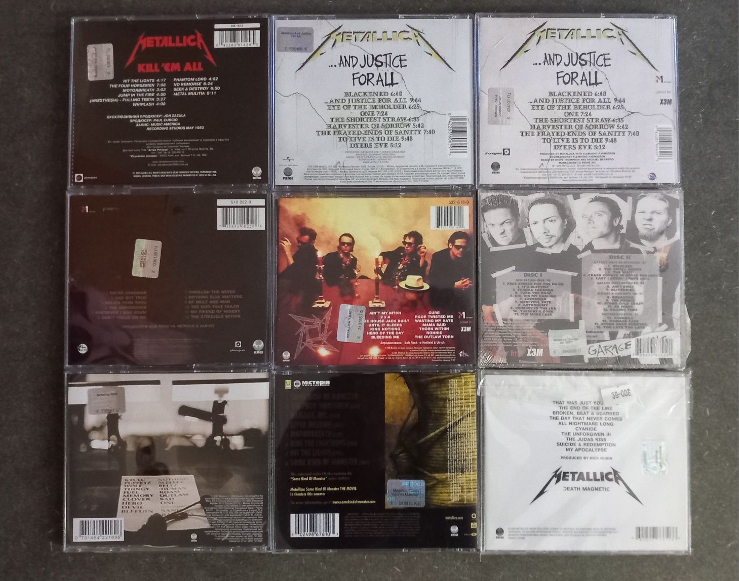 CD Metallica Rock коллекция Сд диски музыка Рок Металлика фирма