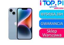 iPhone 14 128GB Niebieski I Jak nowy I Gwarancja 12 I Sklep iTop Wawa