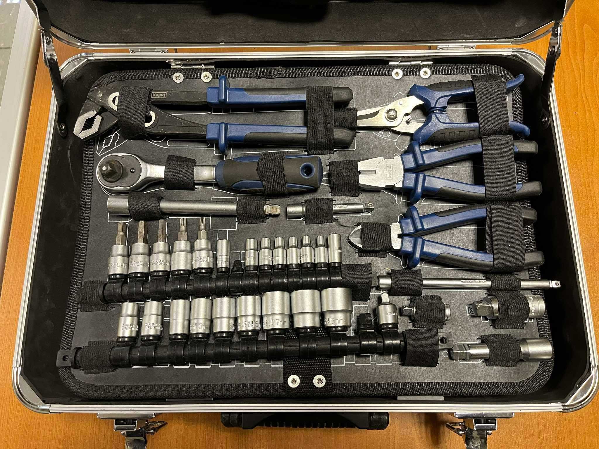 Scheppach TB150 - Zestaw kluczy w walizce - 101 elementów