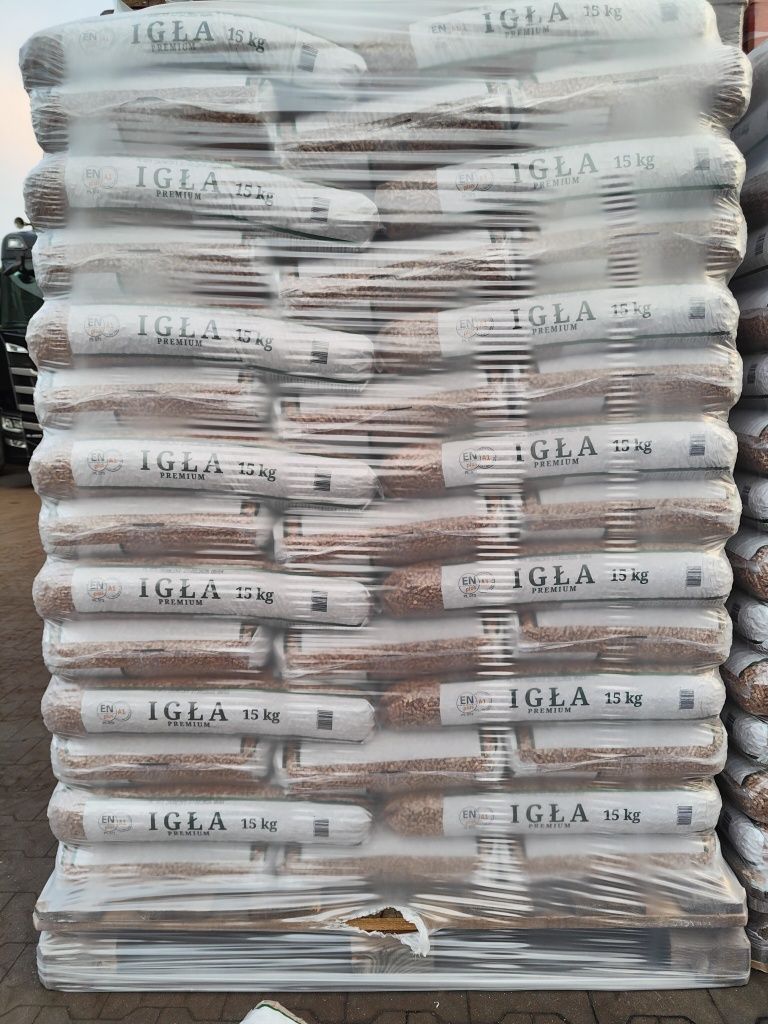 Polski Pellet Certyfikowany IGŁA Premium ENplus A1 Dostawa olczyk lava