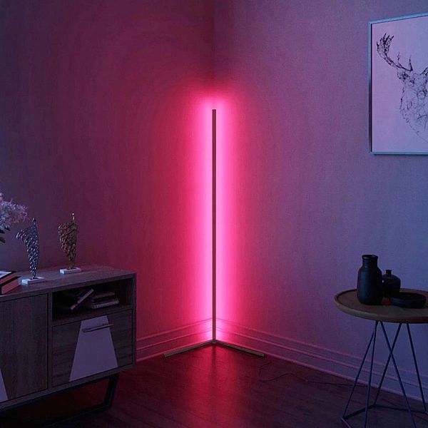 Lampa Stojąca, Narożna, Podłogowa 142cm LED RGB + Pilot