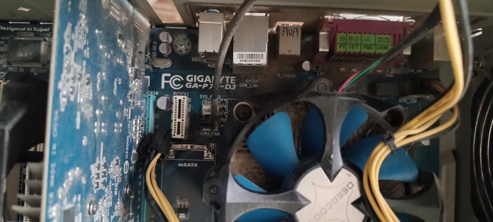 Компьютер Intel i3 3.3hgz озу 8gb hdd 500gb + монитор 22"