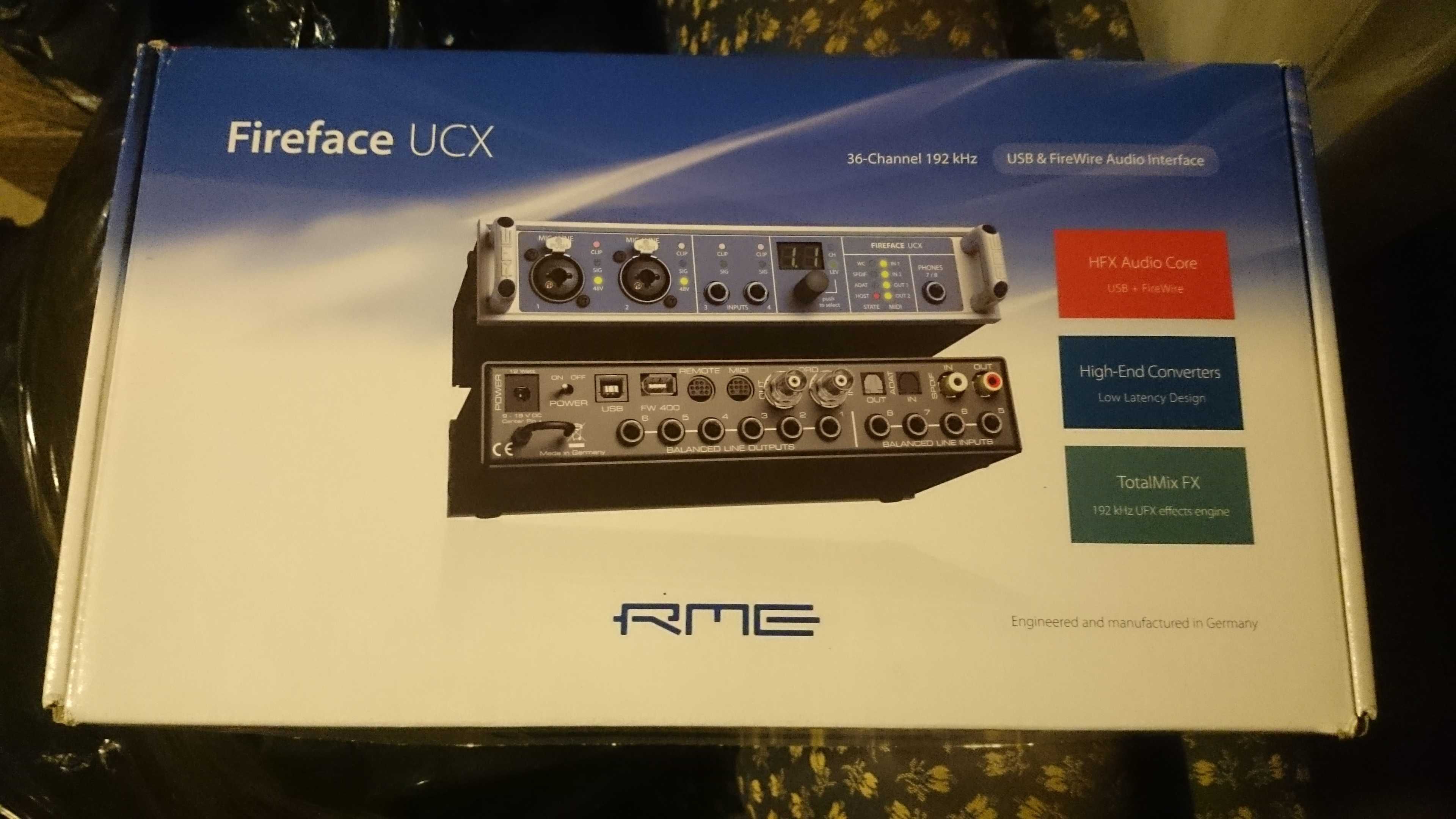 Rme fireface ucx placa de som