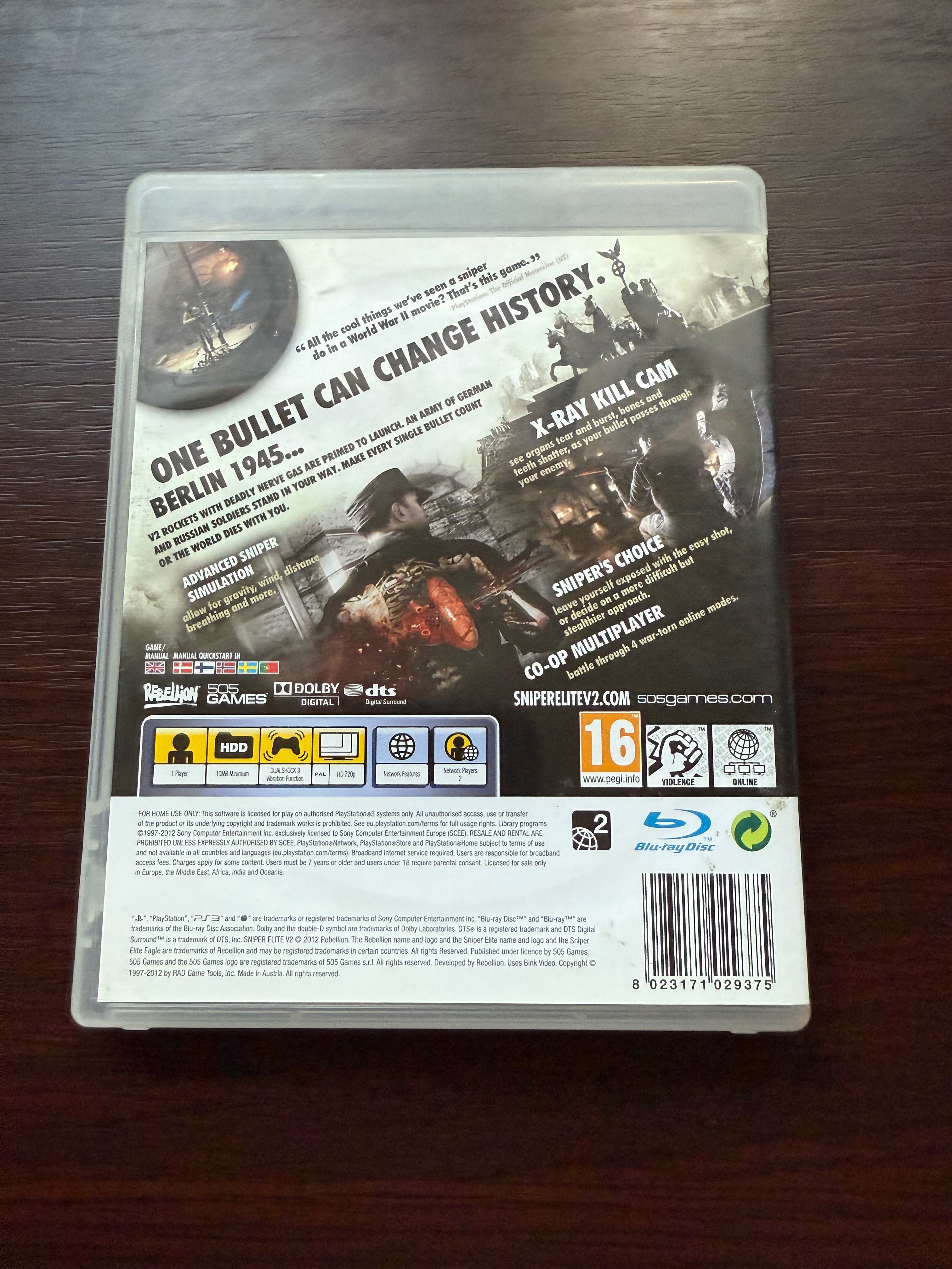 sniper elite v2 ps3