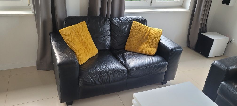 Sofa Kanapa Ikea Skogaby skórzana dwuosobowa