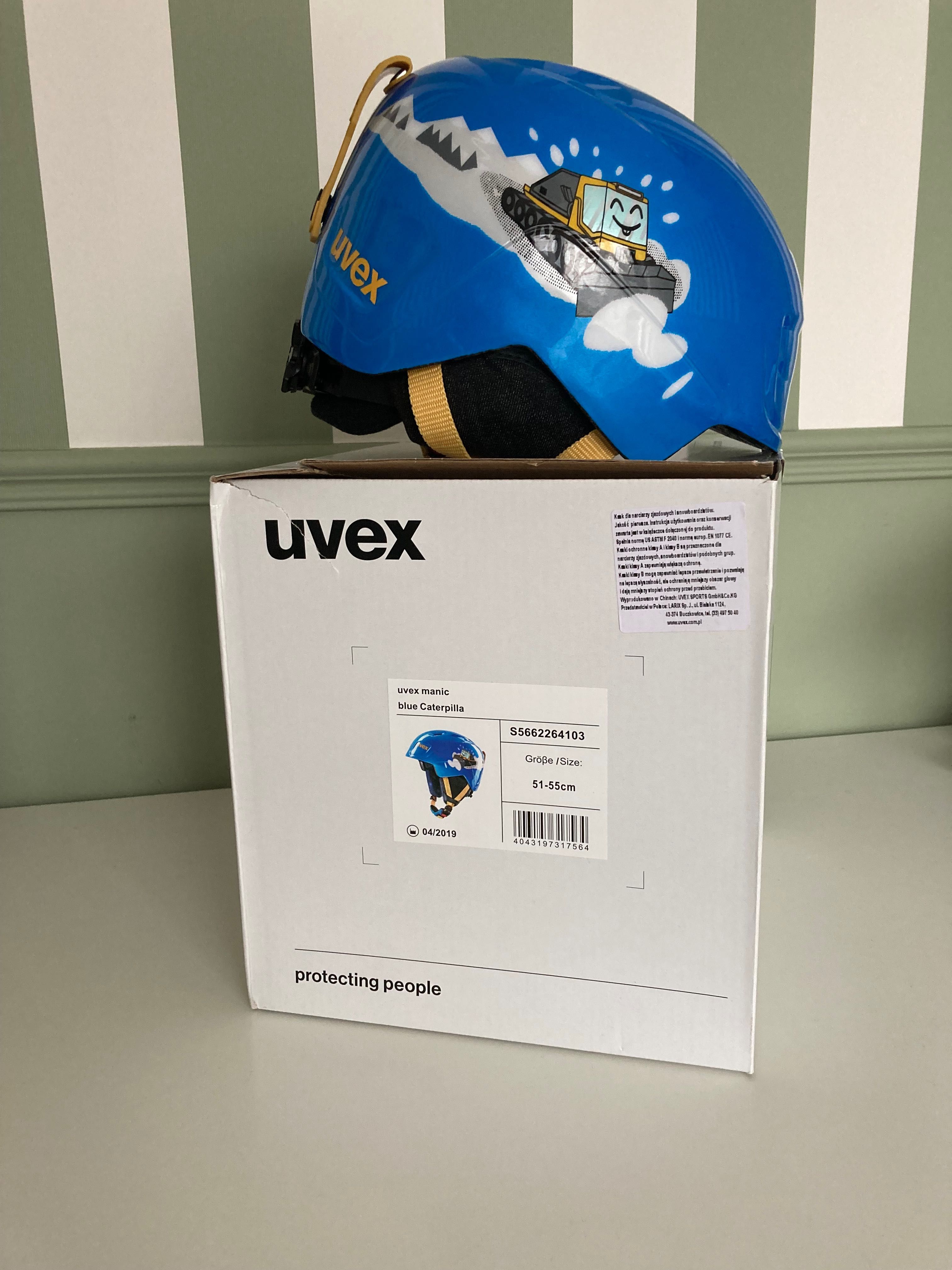 Kask narciarski Uvex dla dziecka