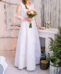 Свадебное платье ручная вышивка