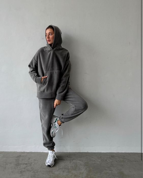 Костюм фліс тедді М з худі