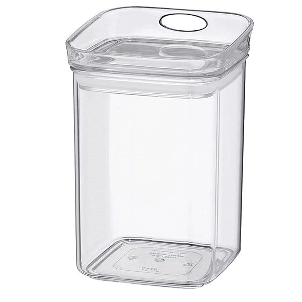 Plastikowy Kela Jule pojemnik kuchenny, 10,5x10,5x15,5 cm, 0,8 l