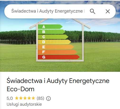 Świadectwo energetyczne  i Audyt Energetyczny Czyste Powietrze