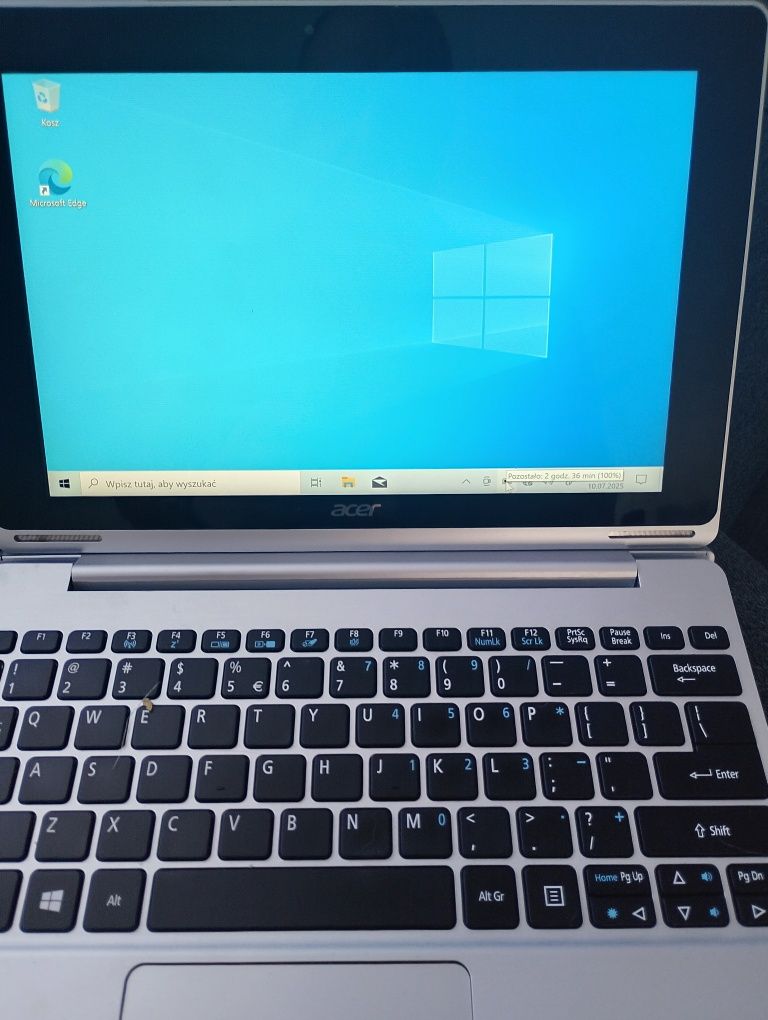 Acer aspire switch 10,windows 10, bateria w b.dobrym stanie