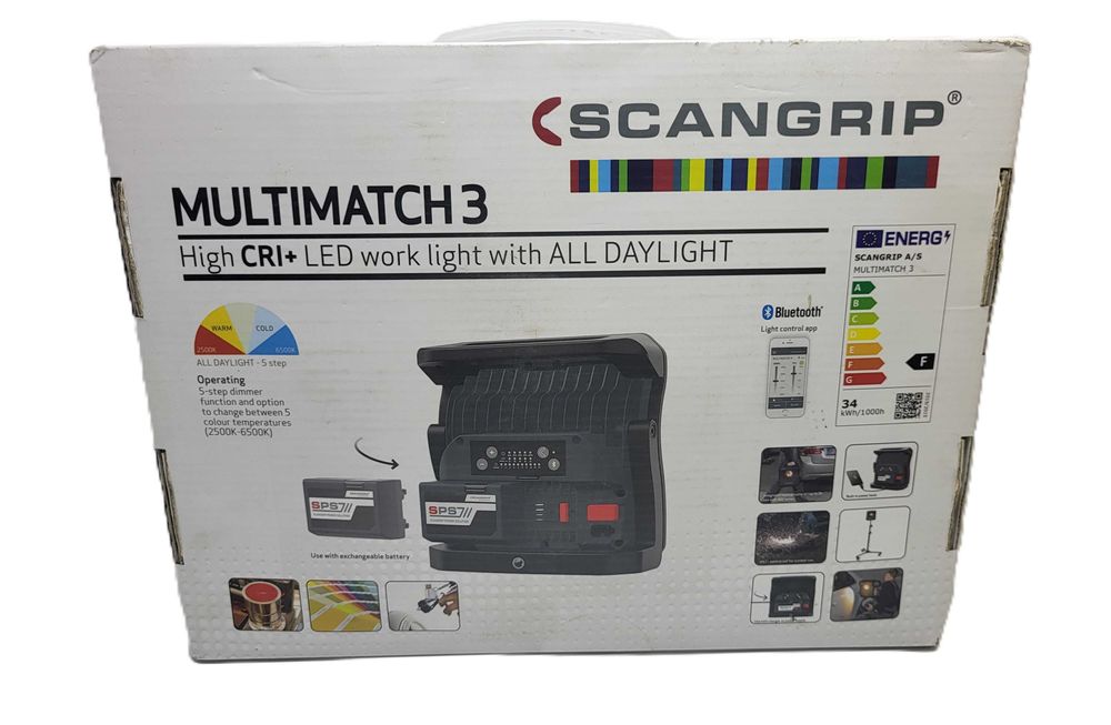 Lampa scangrip multimatch 3 connect led przenośna warsztatowa