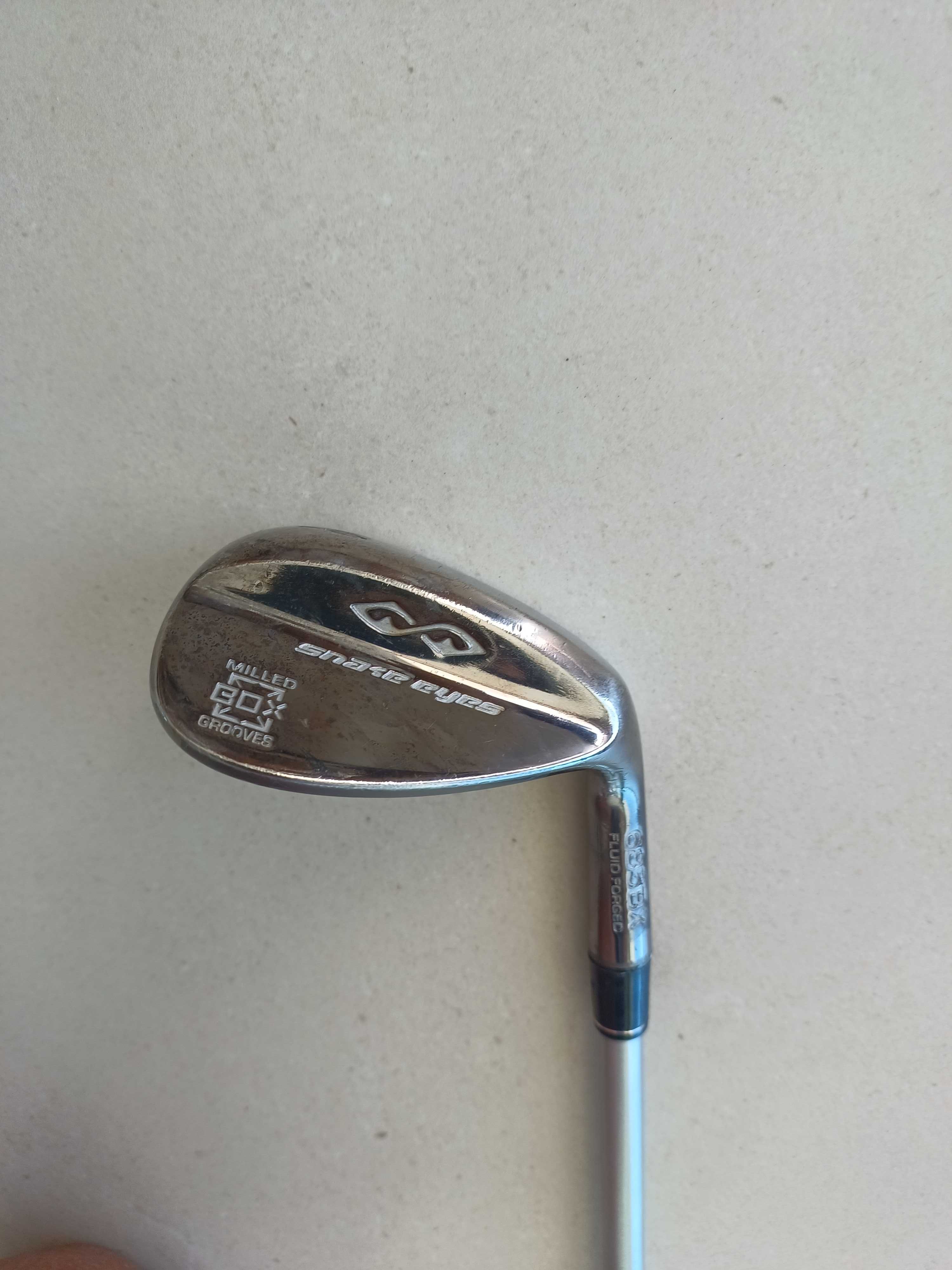 Sand wedge golfe Snake Eyes loft 60 graus para destros