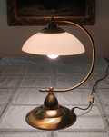 Lampa tekielak lampka mosiężna, z mosiądzu, retro vintage PRL