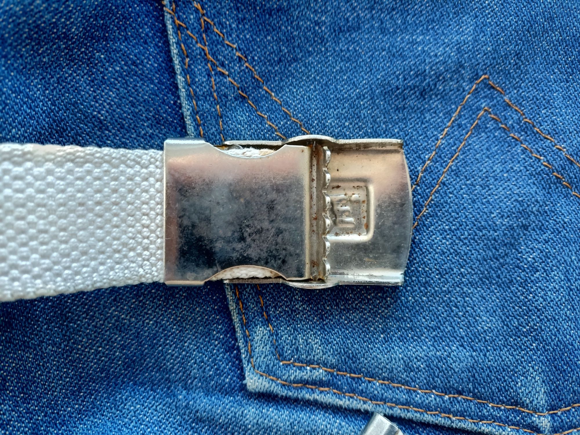 Ремень от винтажных итальянских джинсов RIFLE
