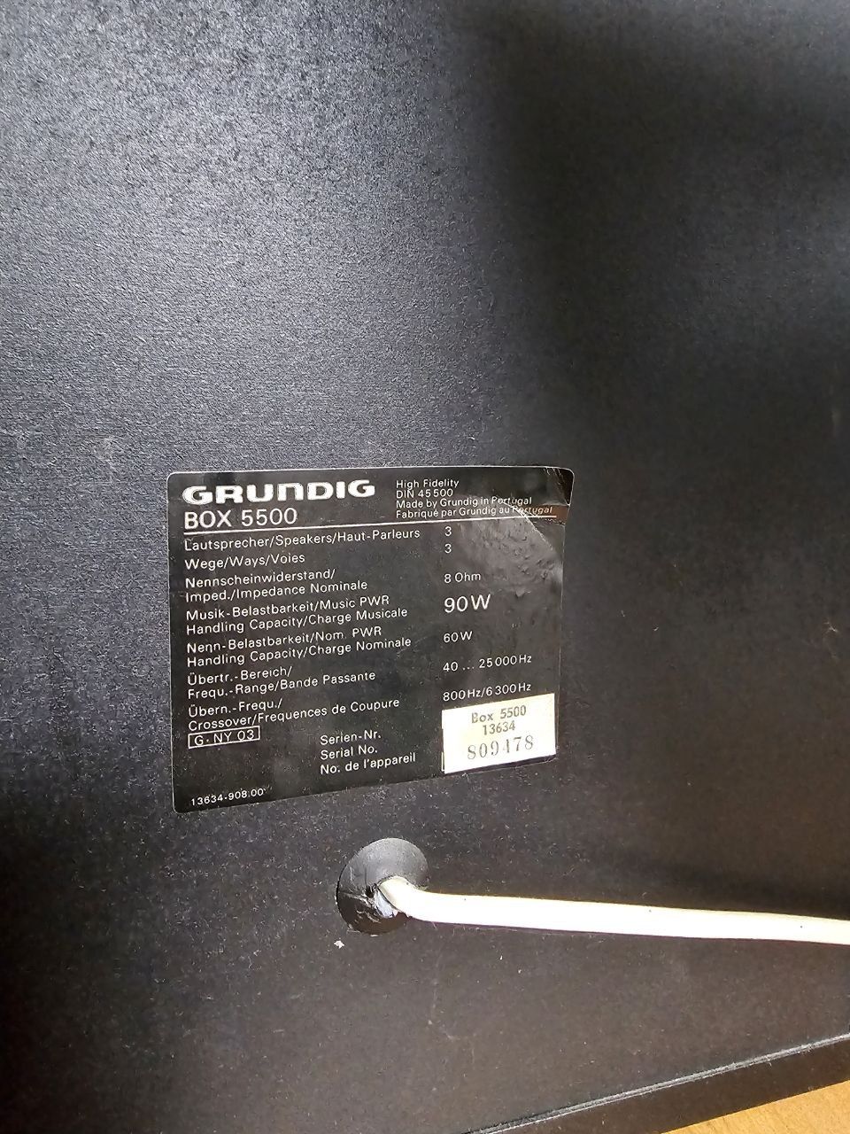 Колонки grundig box 5500 2шт