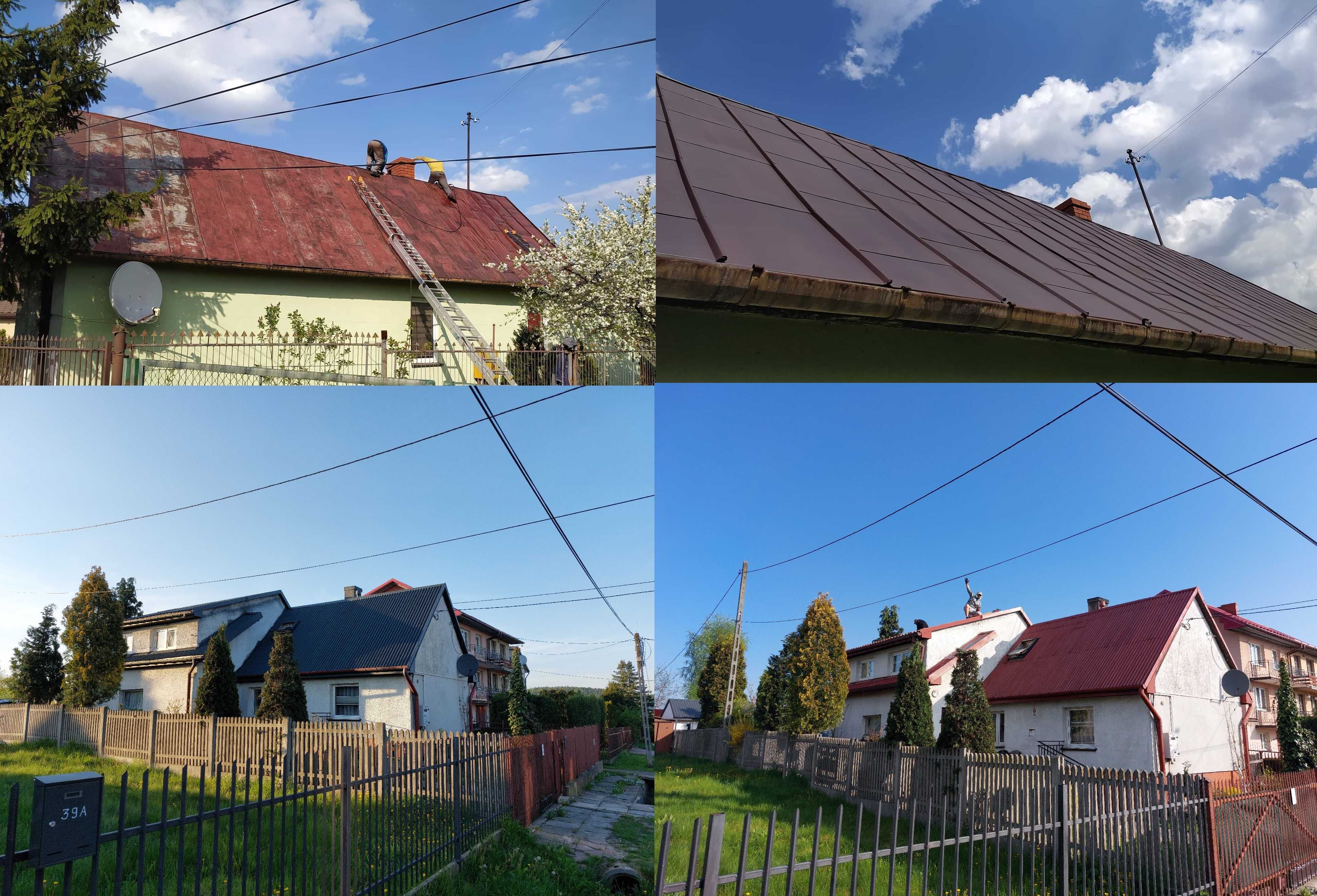 Malowanie, Dachu, Dachów, Mycie, Ogrodzenia, Hale, Rynny, Komin, Płoty