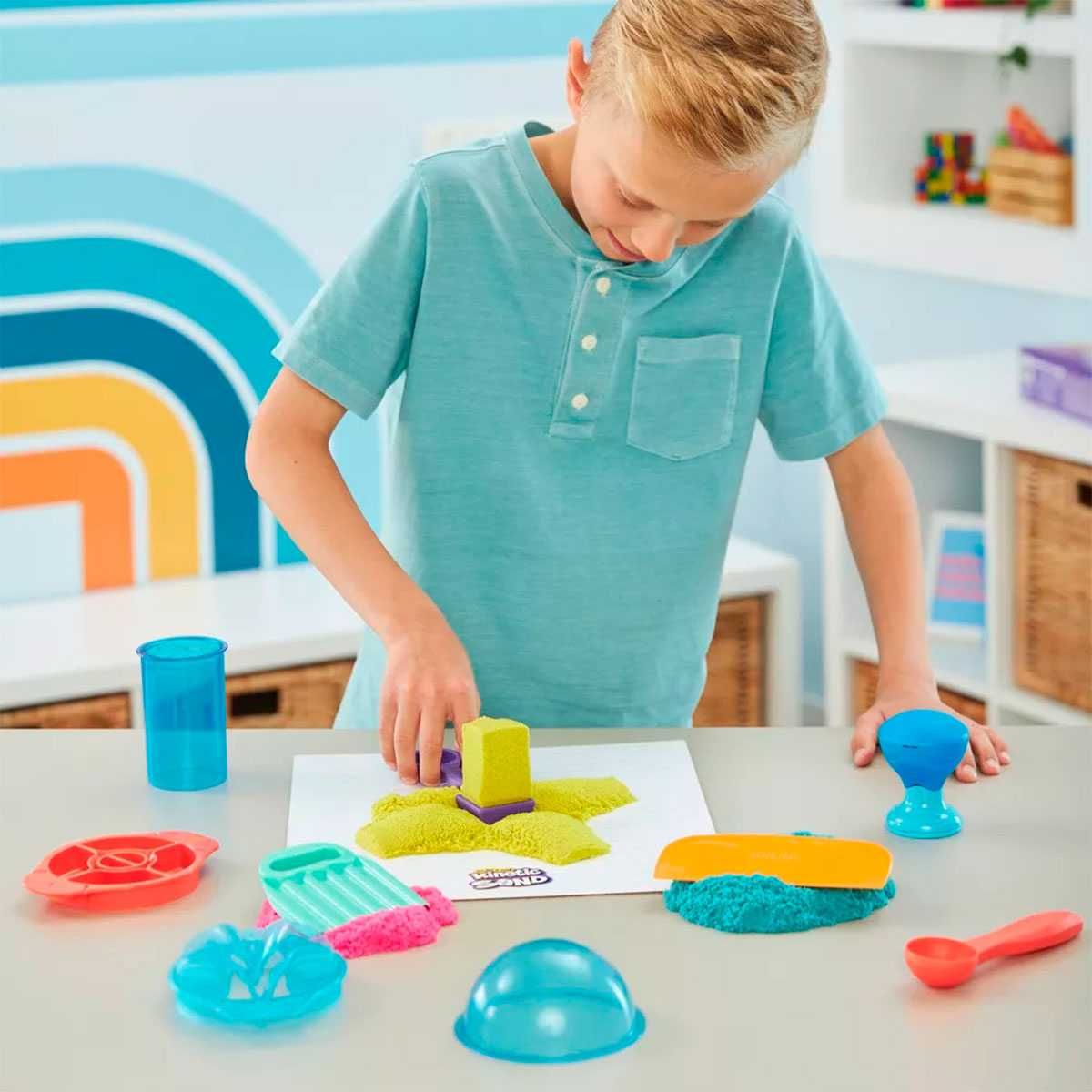 Набір піску Kinetic Sand Кольорові пригоди 71647, акція