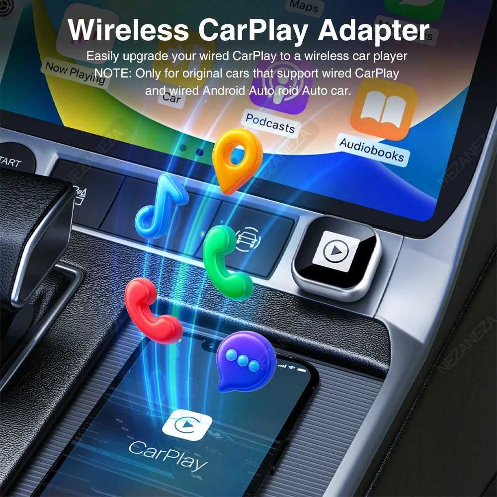 Adapter USB dla bezprzewodowego Carplay i Android Auto