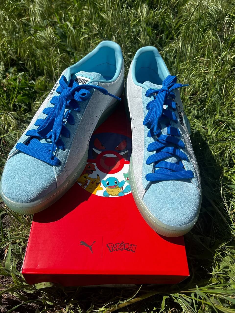 Кросiвки чоловiчi Puma Pokémon X Suede Light Blue 387326-01