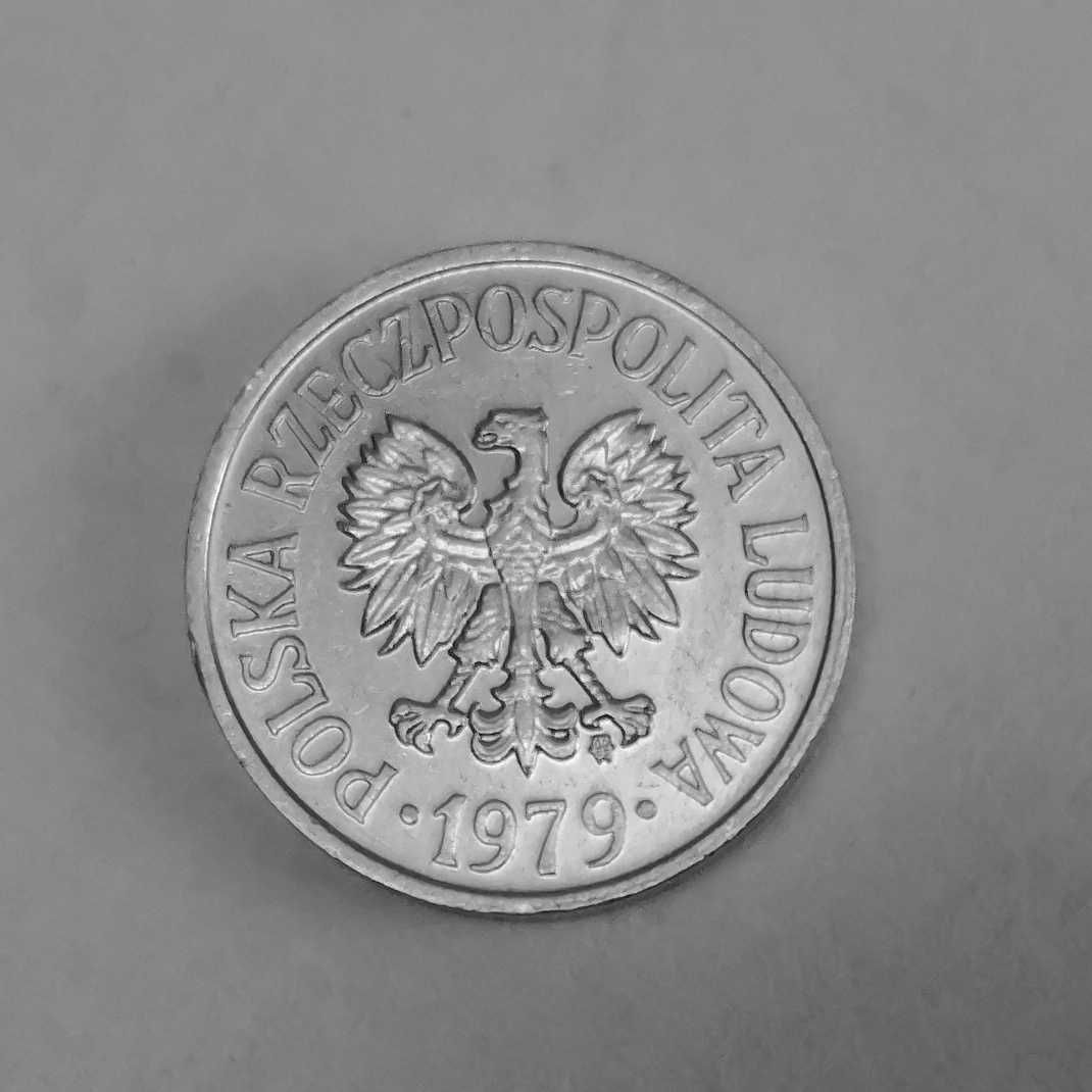 Moneta 20 groszy 1979r.Al.Stan okołomenniczy.