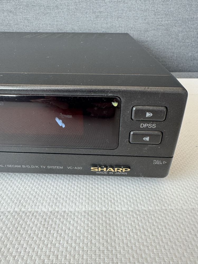 Stary Magnetowid Sharp HQ VHS VC-A30BP japoński