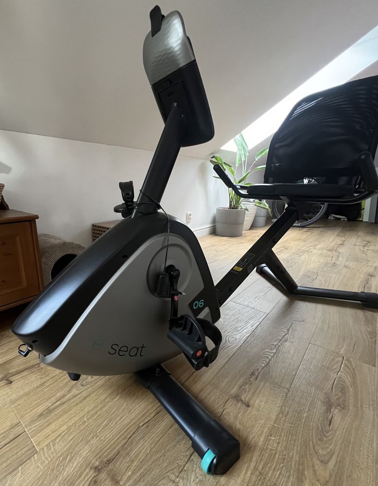 Rower stacjonarny poziomy Domyos e-Seat treningowy